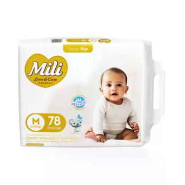 Imagem de Fralda Infantil Love Care Giga Tamanho M Mili