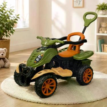 Imagem de Quadriciclo Infantil com Haste Militar - Verde - MARAL
