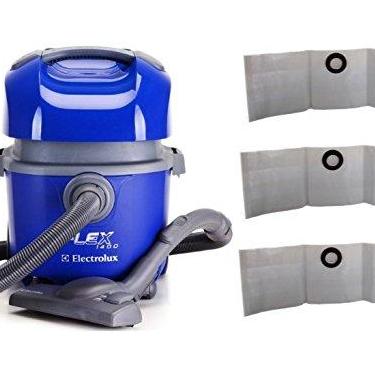 Imagem de Saco Para Aspirador Electrolux Flex 1400 Kit Com 03 Unidades