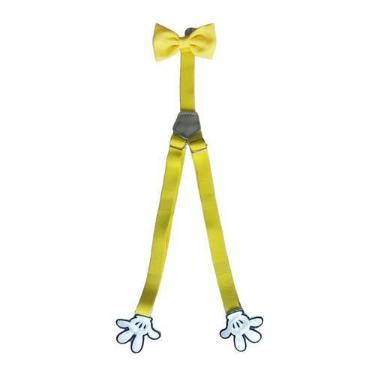 Imagem de Suspensório + Gravata Borboleta Infantil Criança Personagens - Migueli