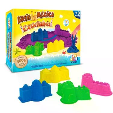 Imagem de Massa Areia Castelos 400G KIT - Acrilex