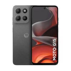 Smartphone Motorola G15 4g 256gb 12gb Boost 6.7 50mp Grafite Smartphone Motorola G15 4g 256gb 12gb Boost 6.7 50mp Grafite