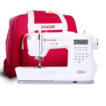 Imagem de Kit Máquina de Costura CE677 e Bolsa de Transporte Bivolt - Singer, Bi