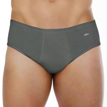 Imagem de Cueca Zorba Slip Light com Abertura 172, Chumbo, XGG