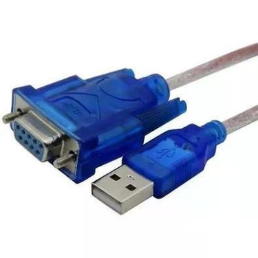Imagem de Cabo USB Rs232, 9 Pinos, Db9 Serial Fêmea