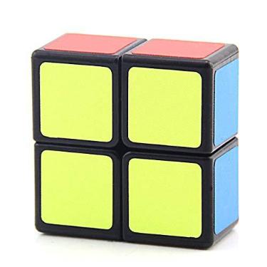 Imagem de BestCube Quebra-cabeça cubo mágico 2x2 Super Floppy Preto 2x2x1