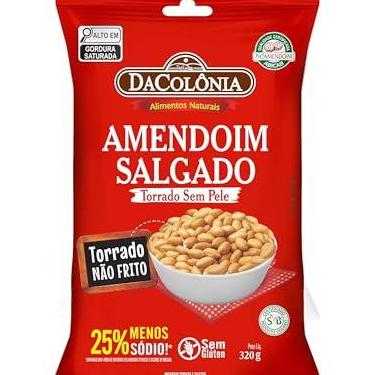 Imagem de DaColônia Amendoim Assado Salgado 320g