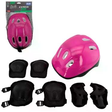 Imagem de Kit De Proteção Infantil Xtreme - 7 Peças - Wellmix - Rosa