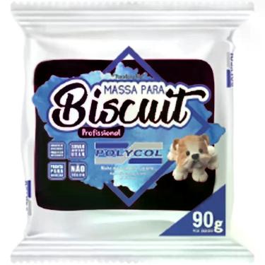 Imagem de Massa de Porcelana Fria Biscuit 90G Preto - Polycol