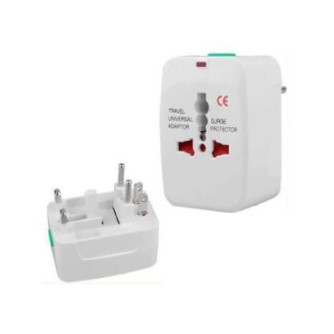 Imagem de Adaptador de Tomada Universal para Viagem - 150 países - Bivolt