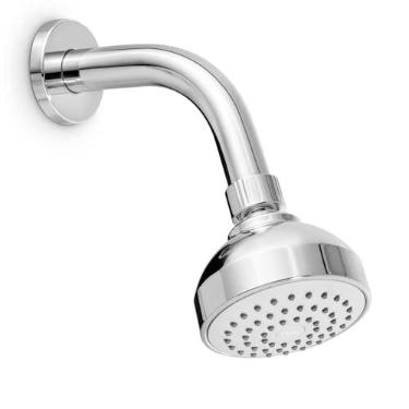 Imagem de Celite Chuveiro Com Tubo de Parede Redondo 80 mm Smart, CROMADO