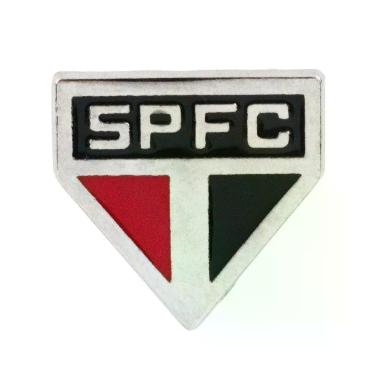 Imagem de Broche Metal Escudo São Paulo 2.2x2.2cm - SPFC - Minas de Presentes