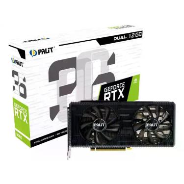 Imagem de Placa de Vídeo Palit GeForce RTX 3060 12GB - GDDR6 Dual NE63060019K9-1
