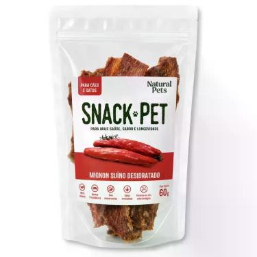 Imagem de Snack Natural Desidratado Filé Mignon Suíno 60gr - Natural pets