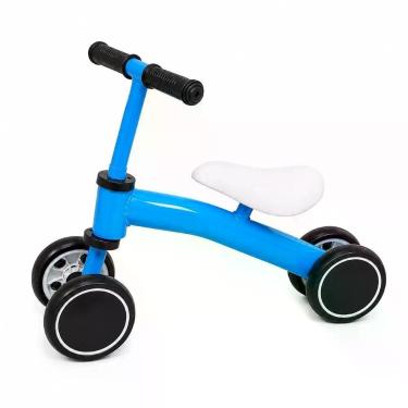 Imagem de Bicicleta Infantil Equilíbrio Azul Plástico 57cm 40cm 20cm Comprimento