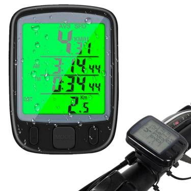 Imagem de Velocímetro Digital Bicicleta Odômetro S/fio Luz Ciclocomput - DESERT 