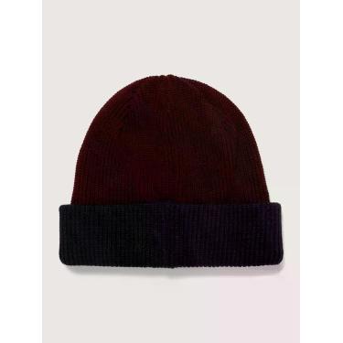 Imagem de Gorro Hang Loose Cane Vinho/Marinho Masculino Lã Acrílica, Vinho, Mari