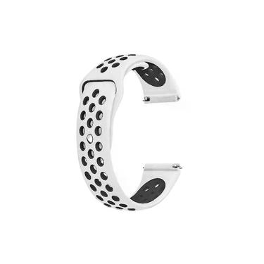 Imagem de Pulseira para Colmi i10 - Silicone Sport 22mm - Estilo no Pulso, Branc
